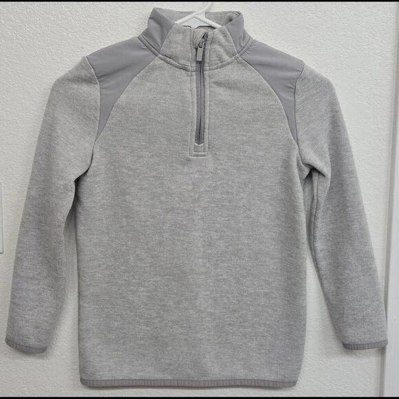 All In Motion Boys' Fleece ¼ Zip Sweater Size: S 6/7 Color Headergrey - Picture 1 of 3